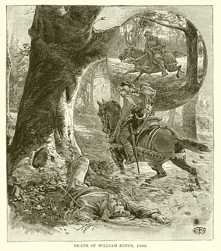 William Rufus død, 1100 av English School