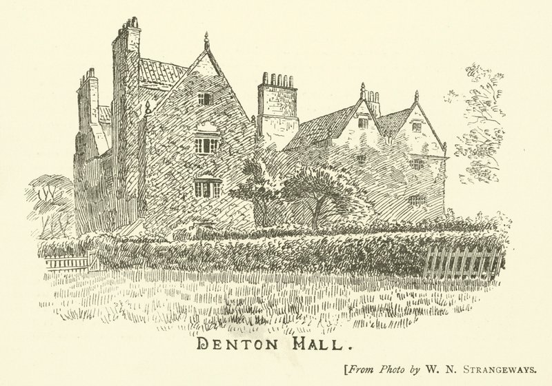 Denton Hall (gravering) av English School