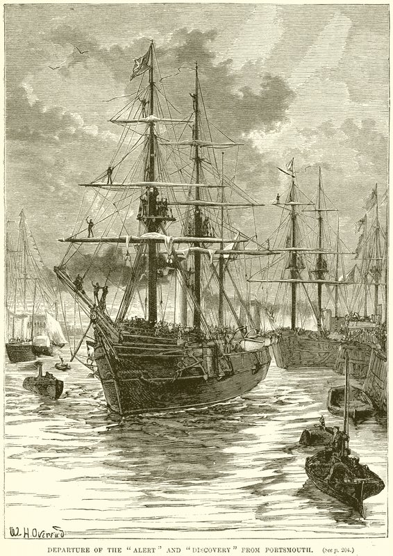 Avgang for varselet og oppdagelsen fra Portsmouth av English School