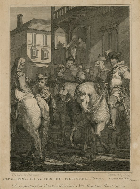 Avgang for Canterbury Pilgrimen av English School