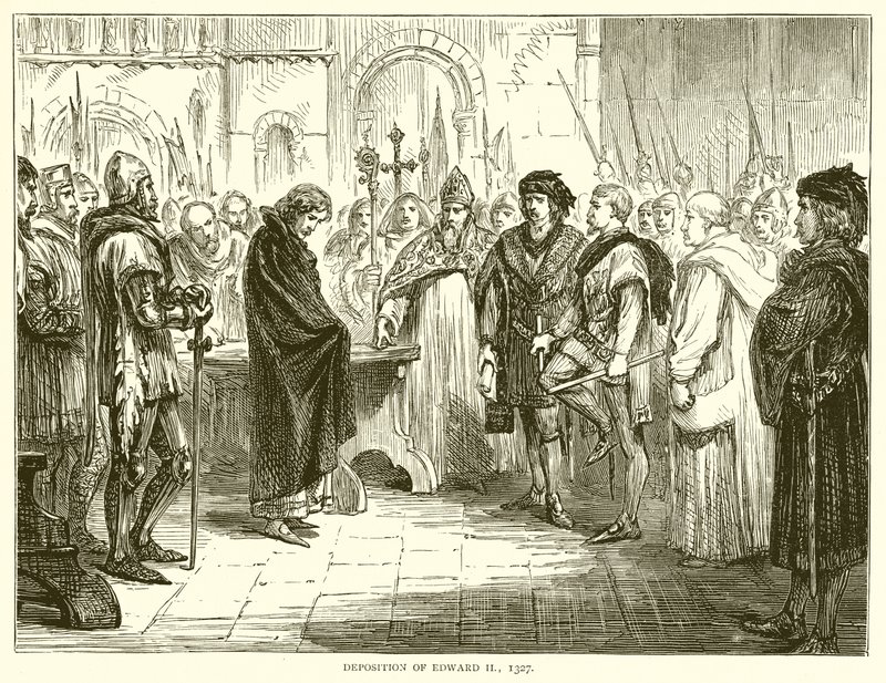 Deponering av Edvard II, 1327 av English School