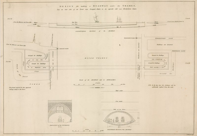 Design for en kjørebane under Themsen av English School