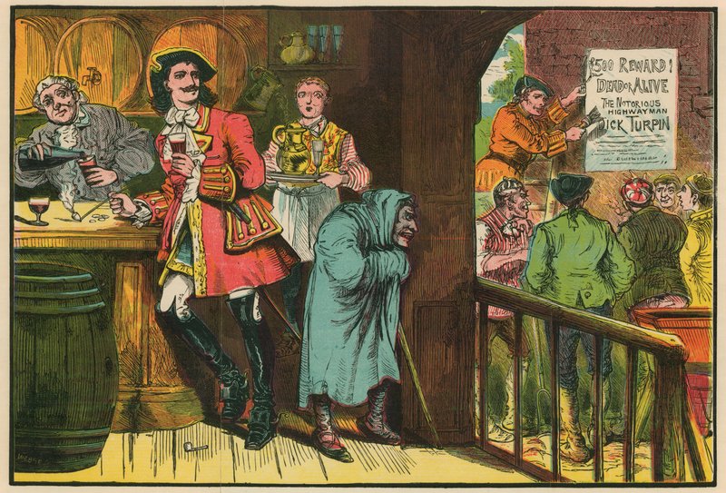 Dick Turpin: Fem hundre pund belønning! Død eller levende! av English School