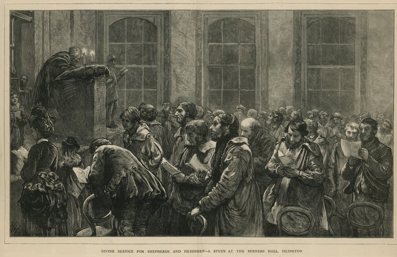 Gudstjeneste for gjetere og gjetere - en studie ved Berners Hall, Islington, London av English School