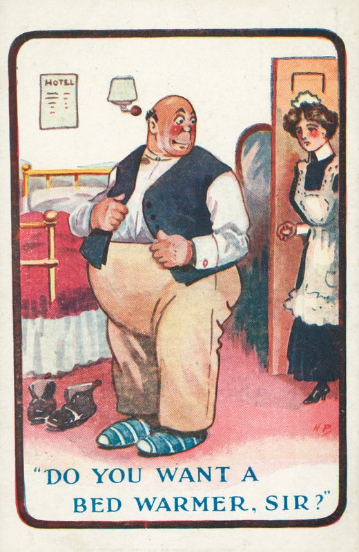 Vil du ha en sengevarmer, sir? av English School