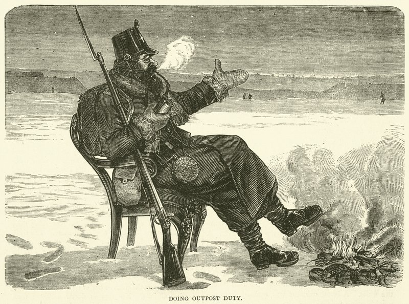 Gjorde utposttjeneste, desember 1870 av English School