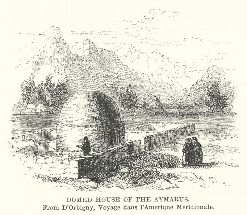Aymarus#39; kuppelhus (gravering) av English School