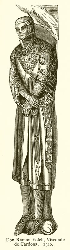 Don Ramon Folch, Viscount of Cardona. 1320 av English School
