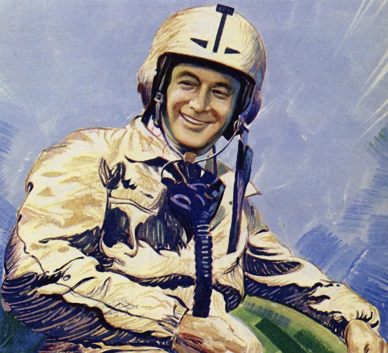Donald Campbell og Blue Bird holdt landhastighetsrekorden kort av English School