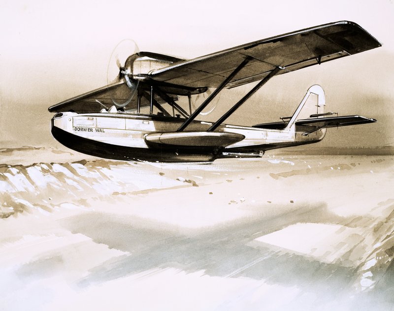 Dornier Wal, tomotors tysk flybåt av English School