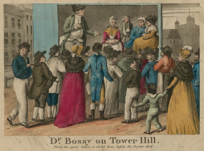 Dr Bossy på Tower Hill, London av English School