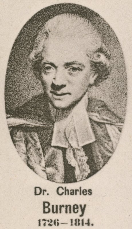 Dr Charles Burney (gravyr) av English School