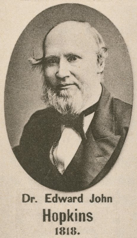 Dr Edward John Hopkins (gravyr) av English School