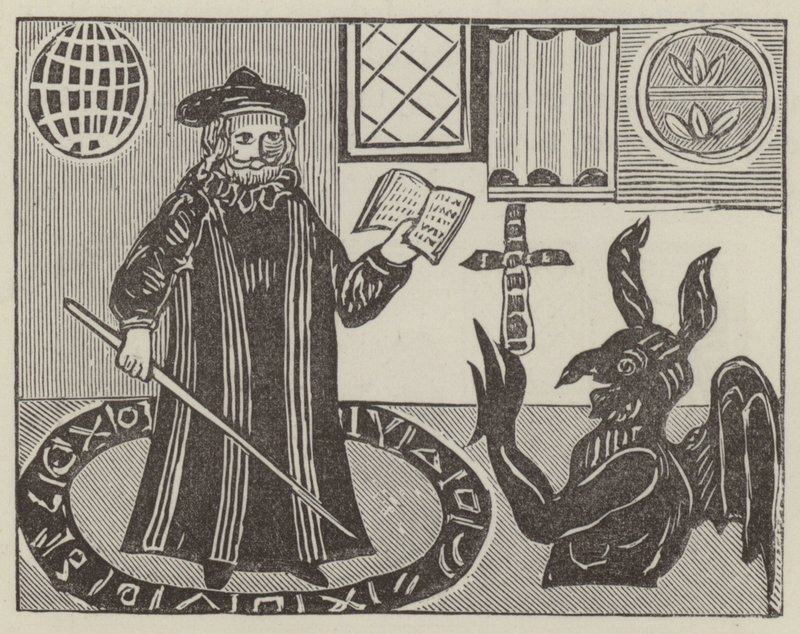 Dr John Faustus (gravering) av English School