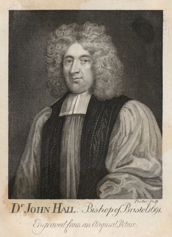 Dr John Hail, biskop av Bristol i 1691 av English School