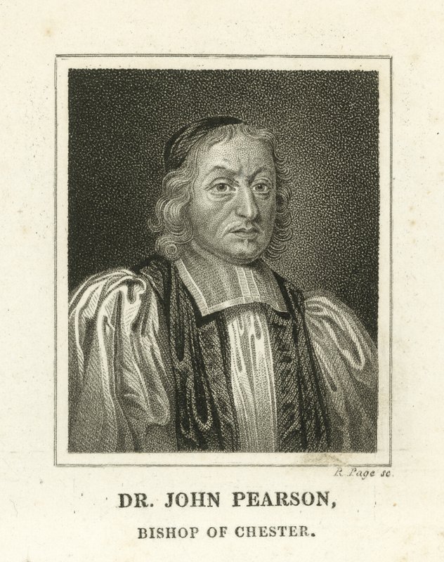 Dr John Peason, biskop av Chester (gravering) av English School