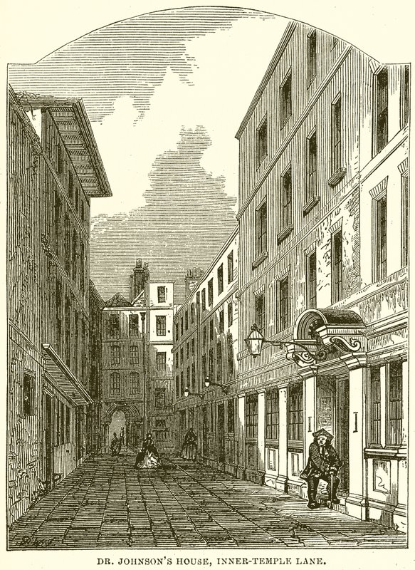 Dr. Johnsons hus, Inner-Temple Lane av English School