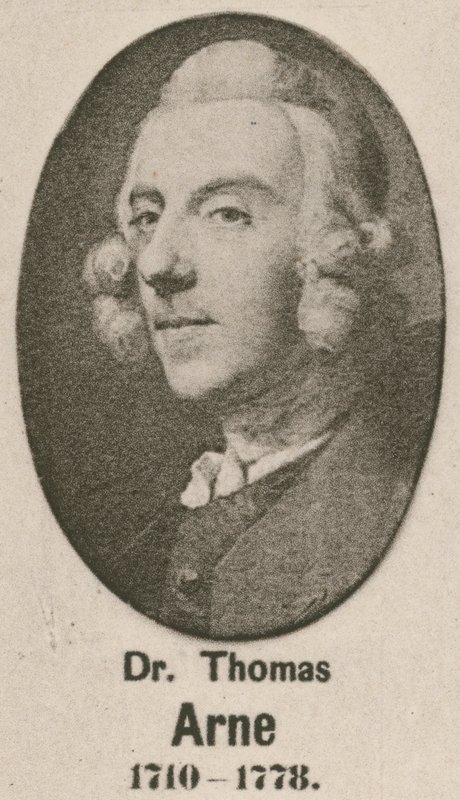 Dr Thomas Arne (gravering) av English School
