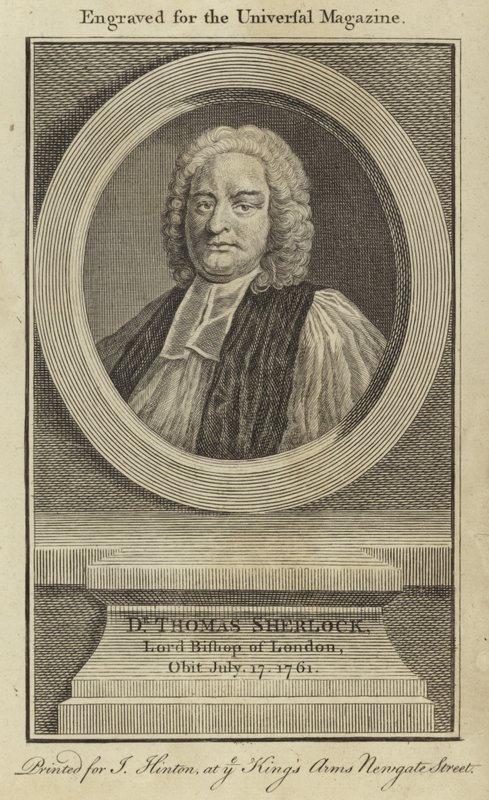 Dr Thomas Sherlock, Lord Bishop of London av English School