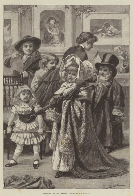Dressing for Charade (gravering) av English School