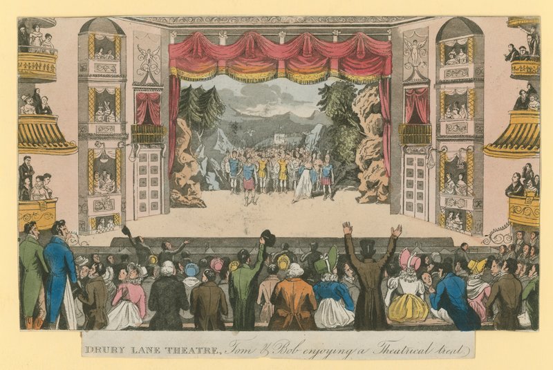 Drury Lane Theatre: Tom og Bob nyter en teatralsk godbit av English School