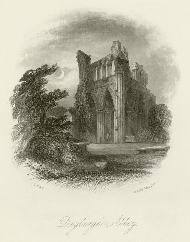Dryburgh Abbey av English School
