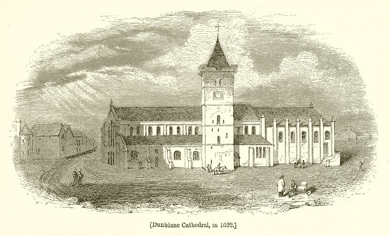 Dunblane Cathedral, i 1620 av English School