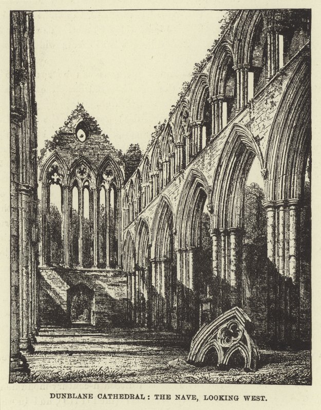 Dunblane Cathedral, Nave, med utsikt mot vest av English School