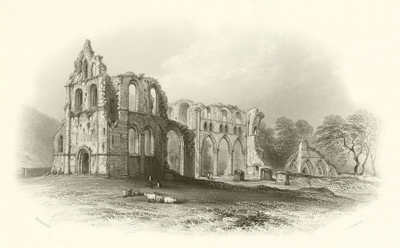 Dundrennan Abbey av English School
