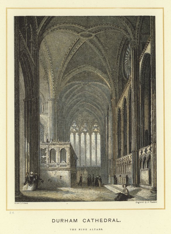 Durham Cathedral, de ni altrene av English School