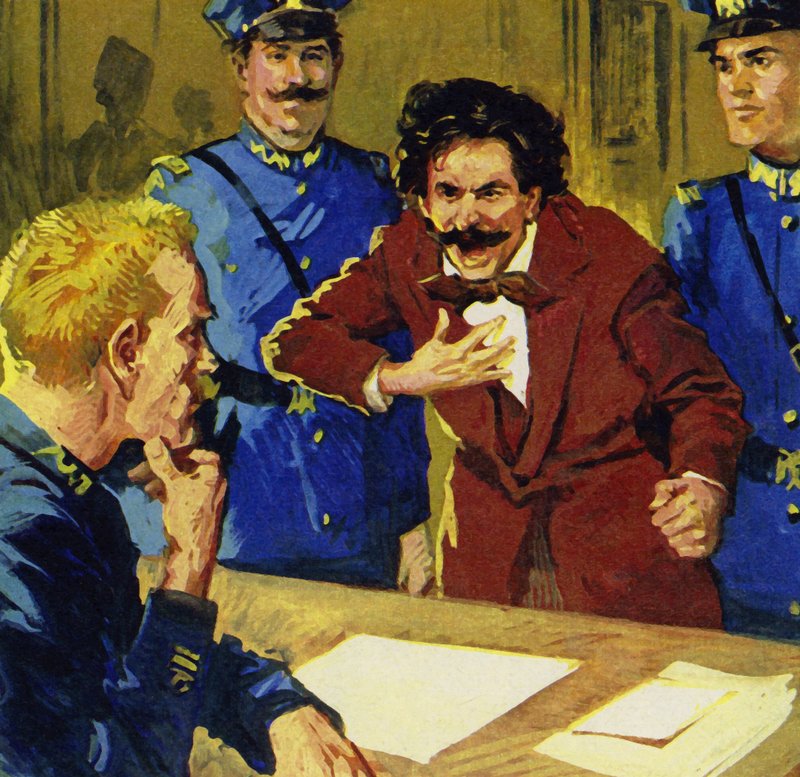 Under en turné i Russland ble Strauss og hans orkester arrestert som spioner av English School