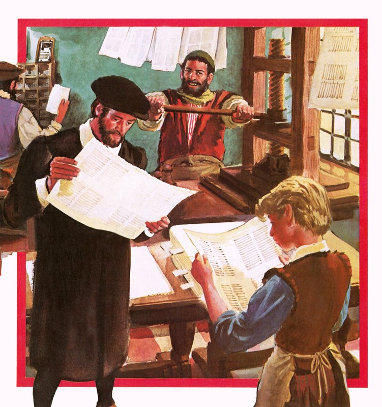 Tidlig trykkpresse av English School