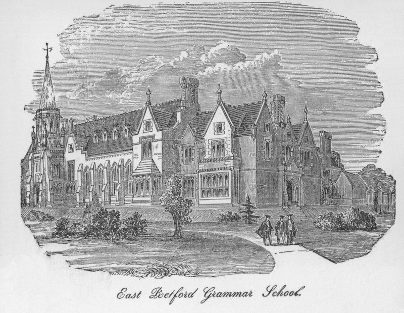 East Retford Grammar School (gravering) av English School