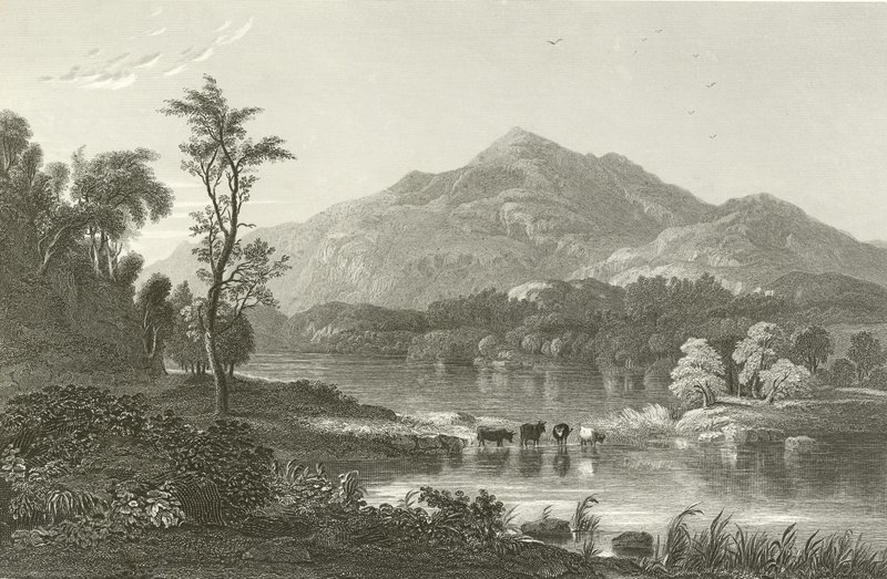 Østenden av Loch Katrine og Benvenue av English School