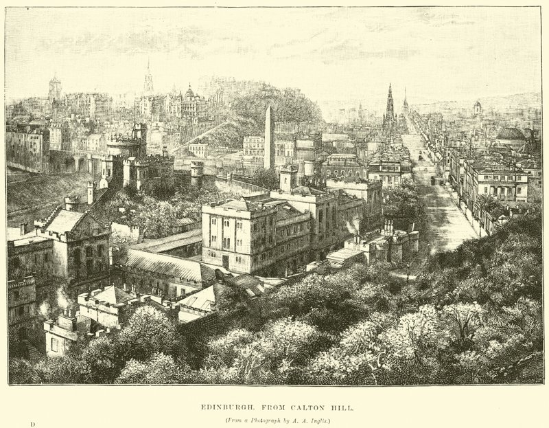 Edinburgh, fra Calton Hill av English School