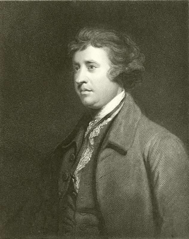 Edmund Burke av English School