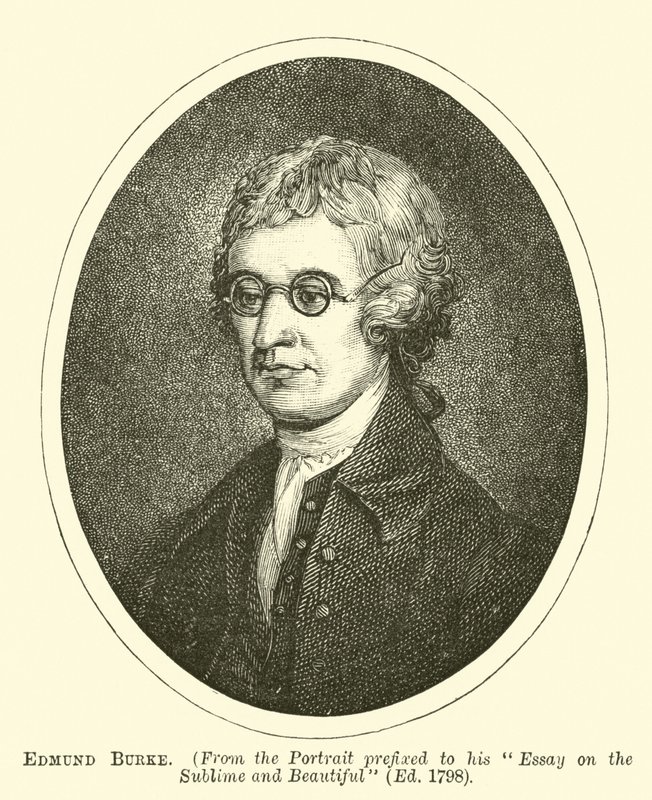 Edmund Burke av English School