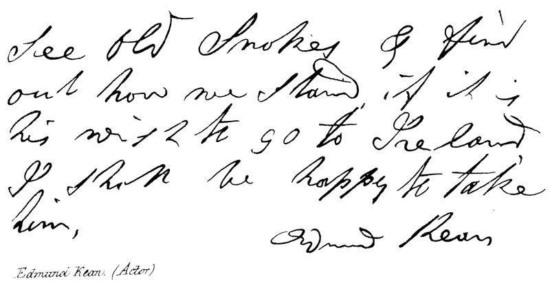 Edmund Kean, (skuespiller) av English School