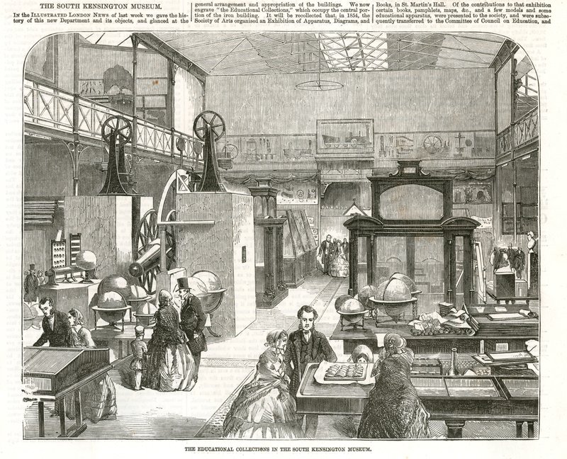 Pedagogiske samlinger på South Kensington Museum av English School