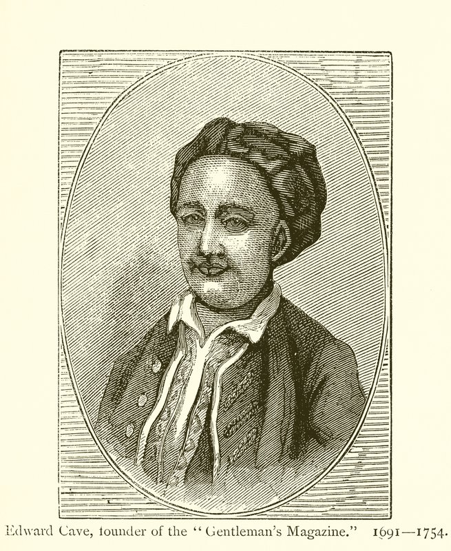 Edward Cave, grunnlegger av Gentlemans Magazine av English School
