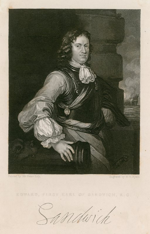 Edward Montagu, jarl av Sandwich av English School
