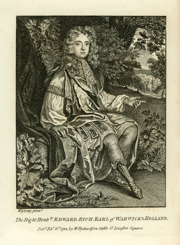 Edward Rich, jarl av Warwick og Holland av English School