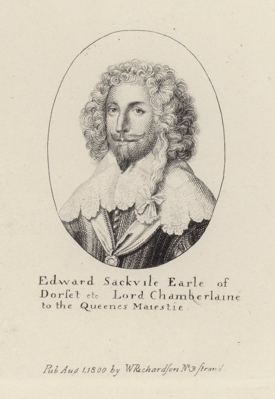 Edward Sackville, jarl av Dorset (gravering) av English School