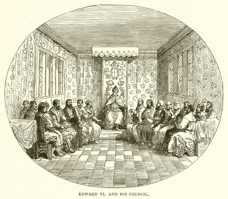 Edward VI og hans råd av English School