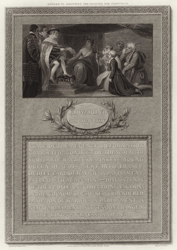 Edward VI gir charteret for sykehus av English School
