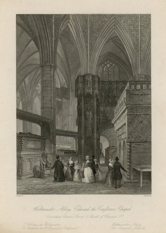 Edward the Confessors Chapel i Westminster Abbey av English School