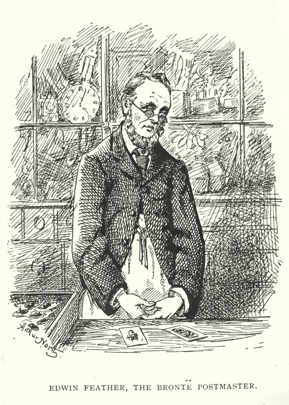 Edwin Feather, Bronte-postmesteren (gravering) av English School