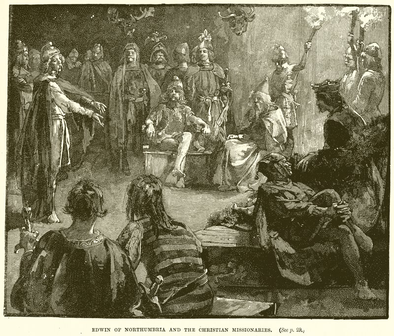 Edwin av Northumbria og de kristne misjonærene av English School