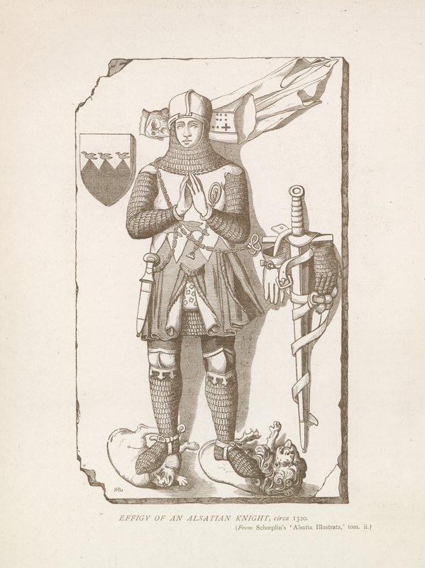 Bilde av en alsacisk ridder, ca 1320 av English School