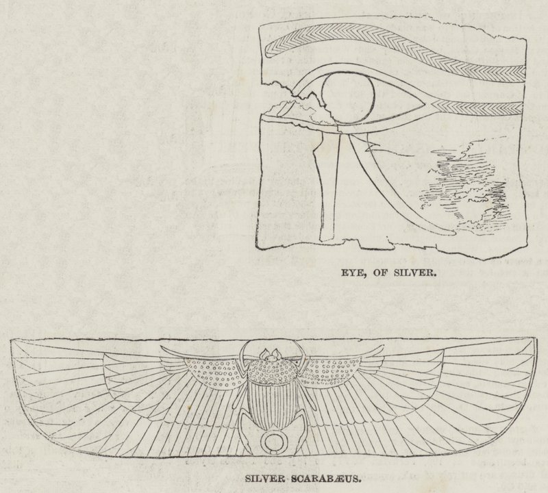 Egyptiske antikviteter (gravering) av English School